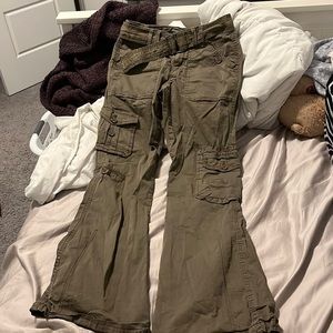 Garage low rise flare jean